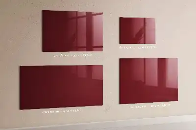 Magnetická popisovací tabule vínová barva