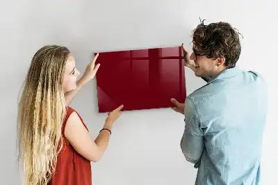 Magnetická popisovací tabule vínová barva