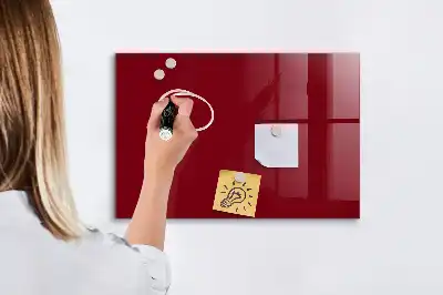 Magnetická popisovací tabule vínová barva