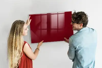 Magnetická popisovací tabule vínová barva