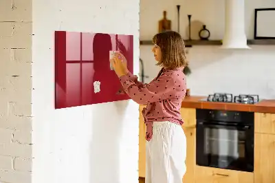 Magnetická tabule na kreslení v červené barvě