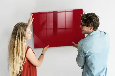 Magnetická tabule na kreslení v červené barvě