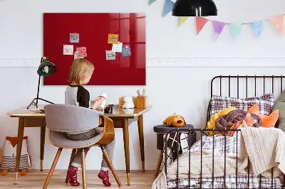 Magnetická tabule na kreslení v červené barvě