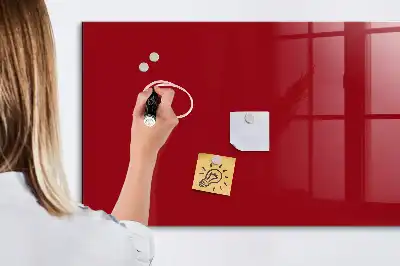 Magnetická tabule na kreslení v červené barvě