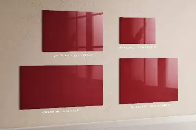 Magnetická tabule na kreslení v červené barvě