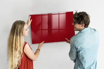 Magnetická tabule na kreslení v červené barvě