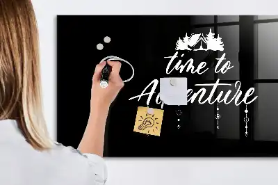 Magnetická popisovací tabule motiv Čas na dobrodružství