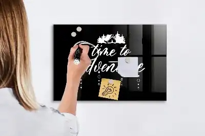 Magnetická popisovací tabule motiv Čas na dobrodružství