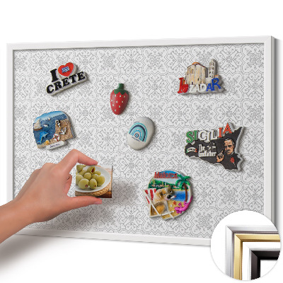 Magnetická tabule na magnety Pravidelný vzor ornamentů
