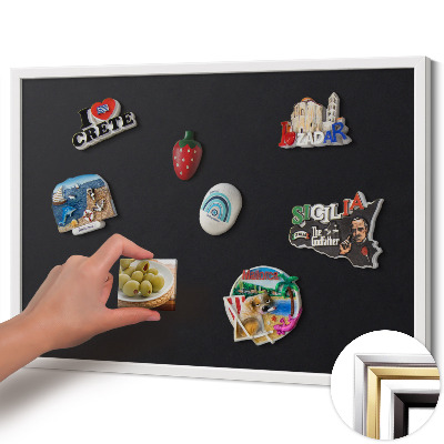 Magnetická tabule na magnety Černá barva
