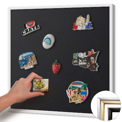 Magnetická tabule na magnety Černá barva