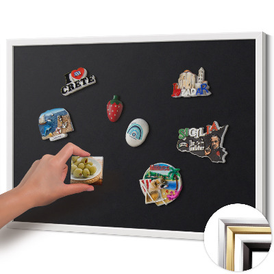 Magnetická tabule na magnety Černá barva
