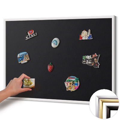 Magnetická tabule na magnety Černá barva