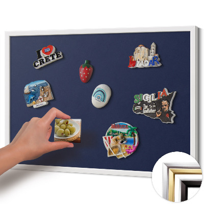 Magnetická tabule na magnety Tmavě modrá barva