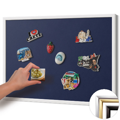 Magnetická tabule na magnety Tmavě modrá barva