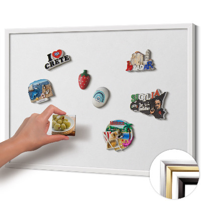 Magnetická tabule na magnety Bílá barva