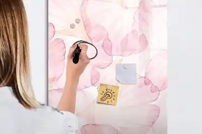 Magnetická kreslicí tabule akvarelové okvětní lístky
