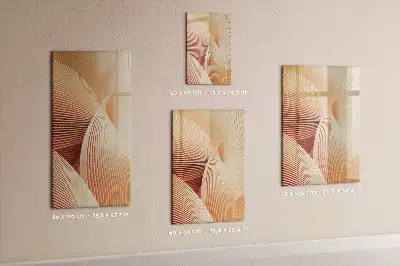 Magnetická tabule na kreslení vzor abstrakce vln