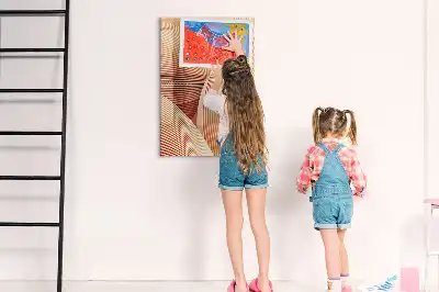 Magnetická tabule na kreslení vzor abstrakce vln