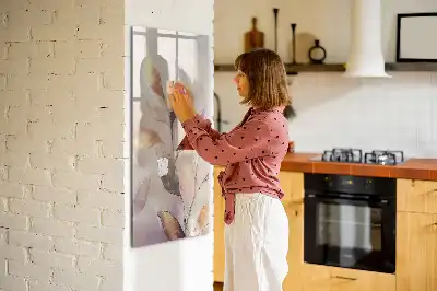 Magnetická popisovací tabule akvarelové rostliny