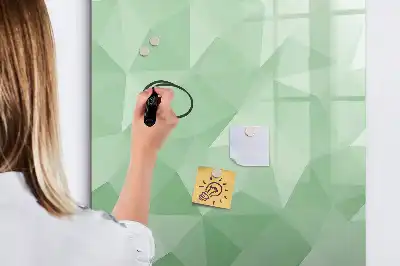 Magnetická tabule na kreslení s motivem abstrakce trojúhelníků