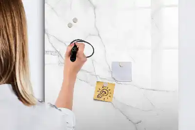 Magnetická tabule na kreslení v dekoru mramoru