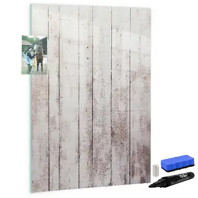 Magnetická popisovací tabule dřevěná