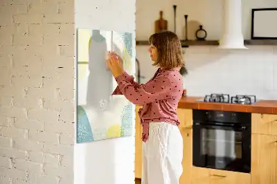 Magnetická popisovací tabule s dekorativním rámečkem