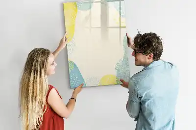 Magnetická popisovací tabule s dekorativním rámečkem