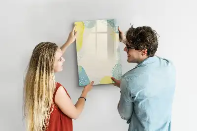 Magnetická popisovací tabule s dekorativním rámečkem