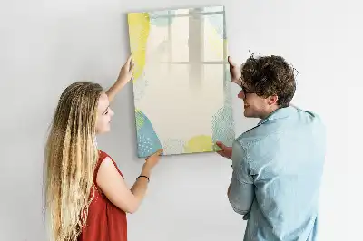 Magnetická popisovací tabule s dekorativním rámečkem