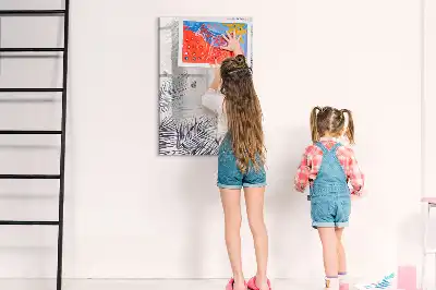 Magnetická tabule na kreslení s motivem palmových listů