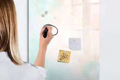 Magnetická tabule na kreslení pastelová abstrakce