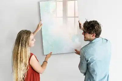 Magnetická tabule na kreslení pastelová abstrakce