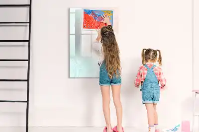 Magnetická tabule na kreslení pastelová abstrakce
