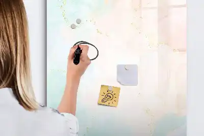 Magnetická tabule na kreslení pastelová abstrakce