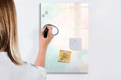 Magnetická tabule na kreslení pastelová abstrakce