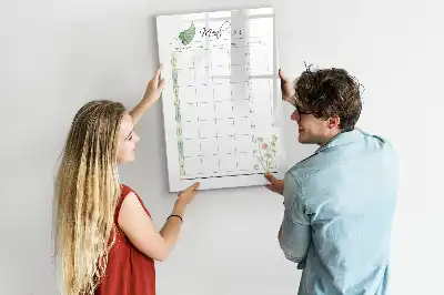 Magnetická popisovací tabule plán jídelníčku