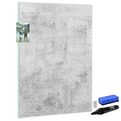 Magnetická tabule na kreslení betonová zeď