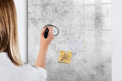 Magnetická tabule na kreslení betonová zeď