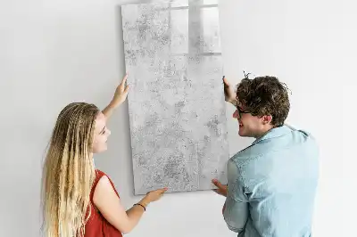 Magnetická tabule na kreslení betonová zeď