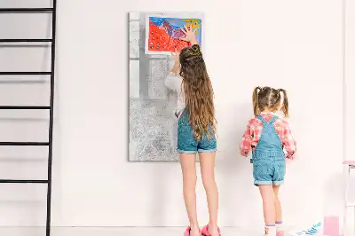 Magnetická tabule na kreslení betonová zeď