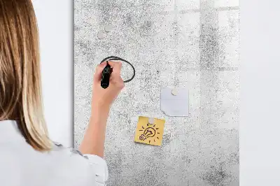 Magnetická tabule na kreslení betonová zeď