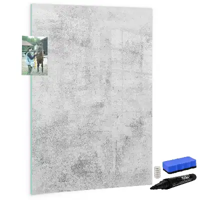 Magnetická tabule na kreslení betonová zeď