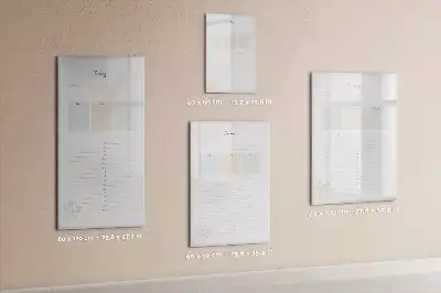 Magnetická popisovací tabule plánovač na dnešní den