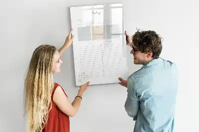 Magnetická popisovací tabule plánovač na dnešní den