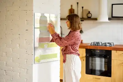 Magnetická tabule na kreslení plánovač menu