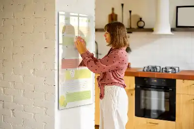 Magnetická tabule na kreslení plánovač menu