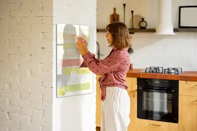 Magnetická tabule na kreslení plánovač menu