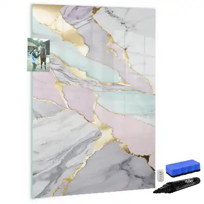 Magnetická popisovací tabule dekorativní mramor